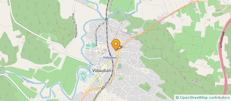 localisation de l'entreprise MONSIEUR CRISTOPHER MOUNICHY  VIDAUBAN