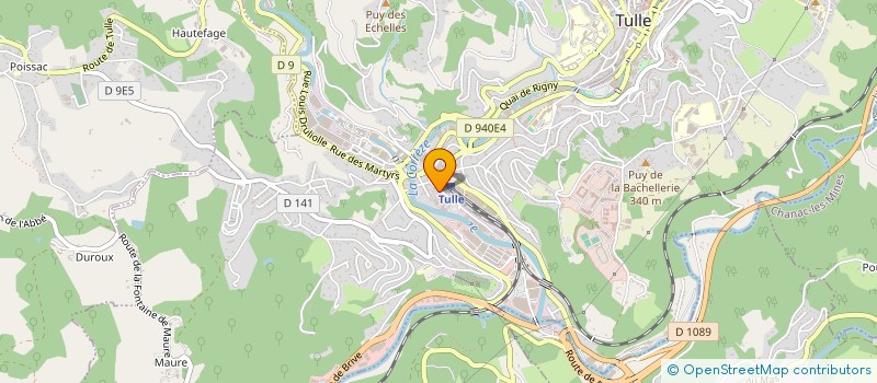 localisation de l'entreprise MONSIEUR CRISTOVAO DOS SANTOS LEMOS  TULLE