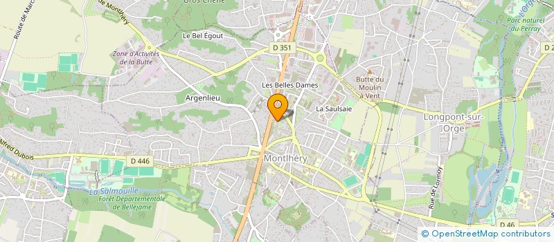 localisation de l'entreprise MONSIEUR CRISTOVAO PINTO PEREIRA  MONTLHERY