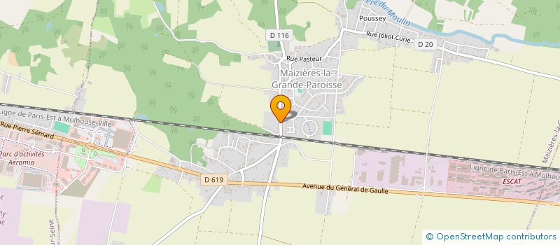 localisation de l'entreprise MONSIEUR CRISTOVAO TEIXEIRA SAMPAIO  MAIZIERES-LA-GRANDE-PAROISSE