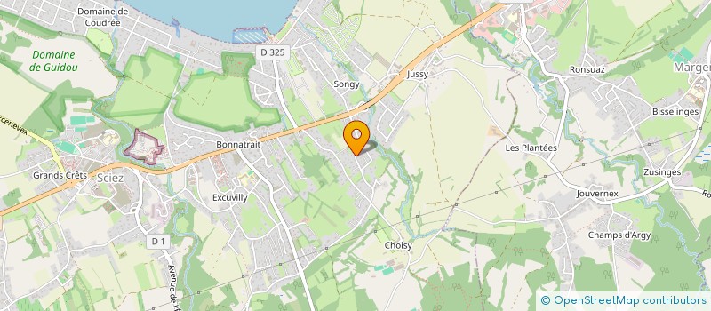 localisation de l'entreprise MONSIEUR CROISONNIER COTTET DUMOULIN  SCIEZ