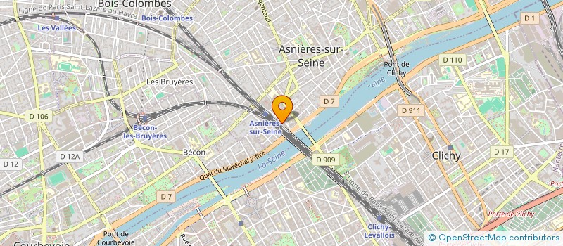 localisation de l'entreprise MONSIEUR CRUCHO MOTA  ASNIERES-SUR-SEINE