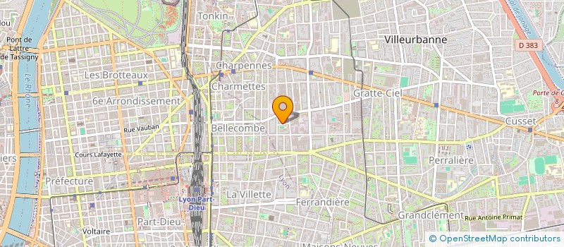 localisation de l'entreprise MONSIEUR CSABA BARTOS  VILLEURBANNE