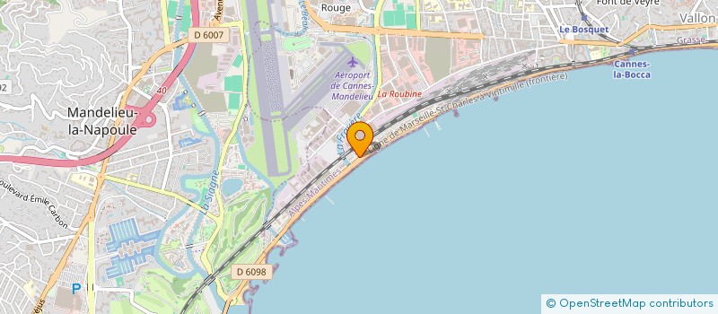 localisation de l'entreprise MONSIEUR CSABA SEBREK  CANNES