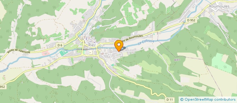 localisation de l'entreprise MONSIEUR CTSI ALDEBERT  RIEZ