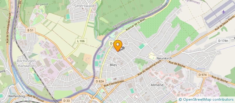 localisation de l'entreprise MONSIEUR CUMA BEL  SARREGUEMINES