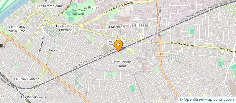 localisation de l'entreprise MONSIEUR CUNHA NAVE  SARTROUVILLE