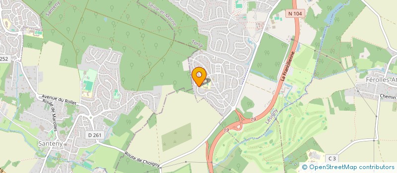 localisation de l'entreprise MONSIEUR CURDY CHAVANNES  LESIGNY