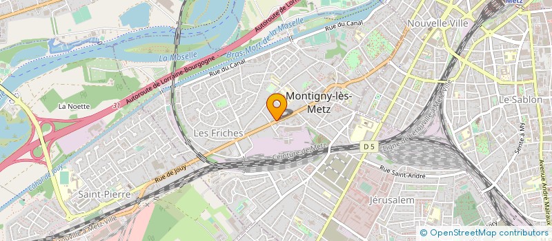 localisation de l'entreprise MONSIEUR CURIN GHISLAIN à MONTIGNY-LES-METZ