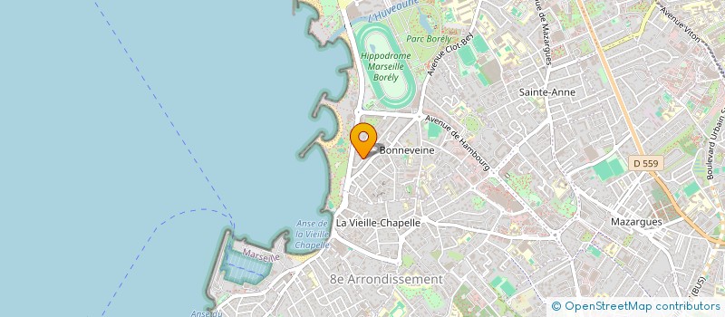 localisation de l'entreprise MONSIEUR CURTIS HODONOU  MARSEILLE