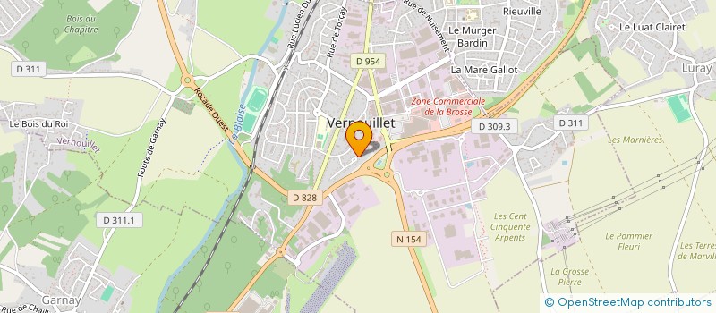 localisation de l'entreprise MONSIEUR CURTIS MARTIAL à VERNOUILLET