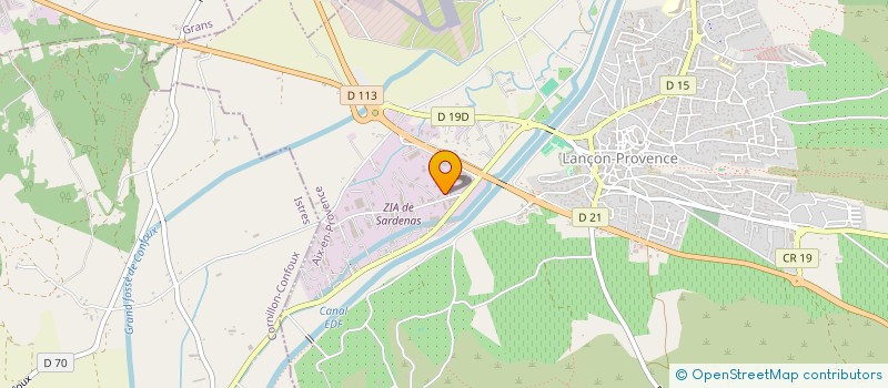 localisation de l'entreprise MONSIEUR CURTIS MASSON  LANCON-PROVENCE