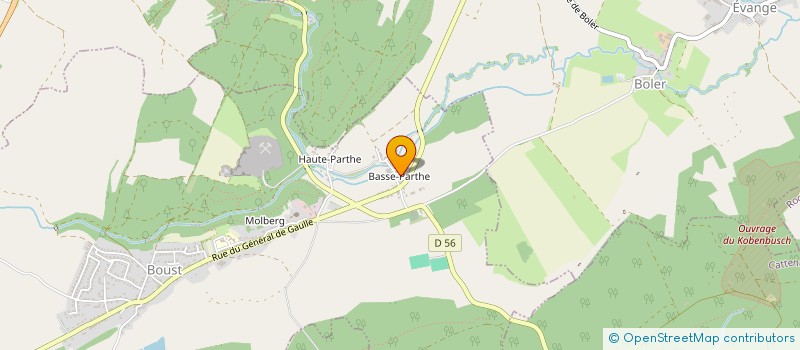 localisation de l'entreprise MONSIEUR CUSSET JEAN MARC  BOUST