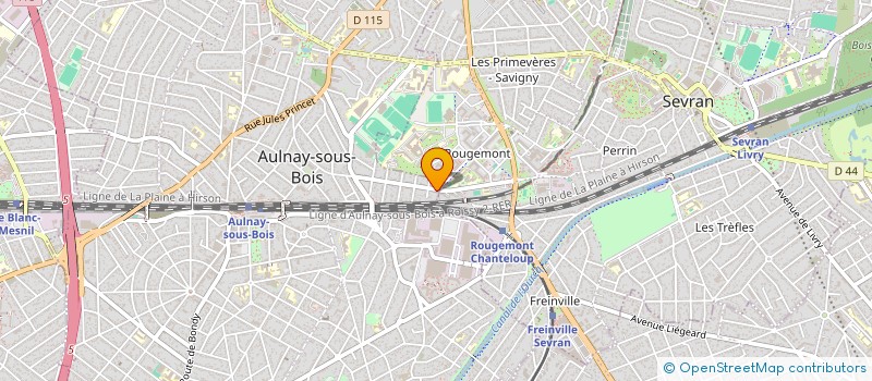localisation de l'entreprise MONSIEUR CUSTODIO DE PINHO à AULNAY-SOUS-BOIS