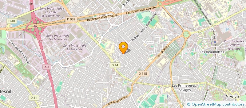 localisation de l'entreprise MONSIEUR CUSTODIO DE PINHO à AULNAY-SOUS-BOIS
