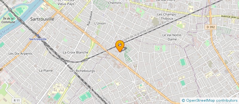 localisation de l'entreprise MONSIEUR CUSTODIO MARTINS  HOUILLES