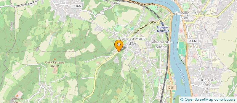 localisation de l'entreprise MONSIEUR CYIRLLE MONTAGNIER à CURIS-AU-MONT-D'OR