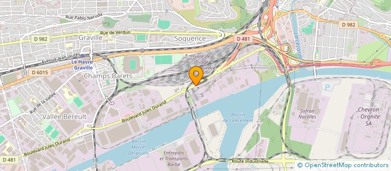 localisation de l'entreprise MONSIEUR CYNTO JEANBACH à LE HAVRE