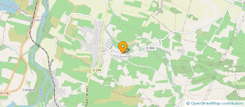 localisation de l'entreprise MONSIEUR CYPRIEN AMIGUES  CAVANAC