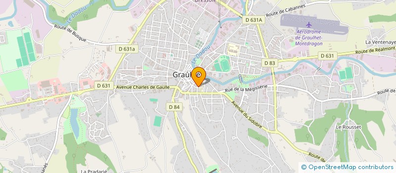 localisation de l'entreprise MONSIEUR CYPRIEN BARRIQUAND  GRAULHET