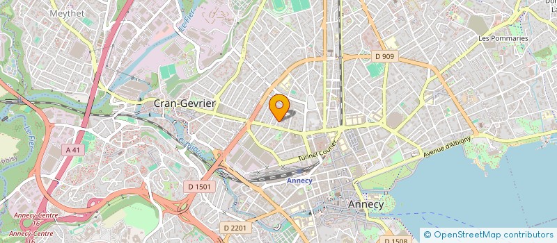 localisation de l'entreprise MONSIEUR CYPRIEN BENOIS à ANNECY