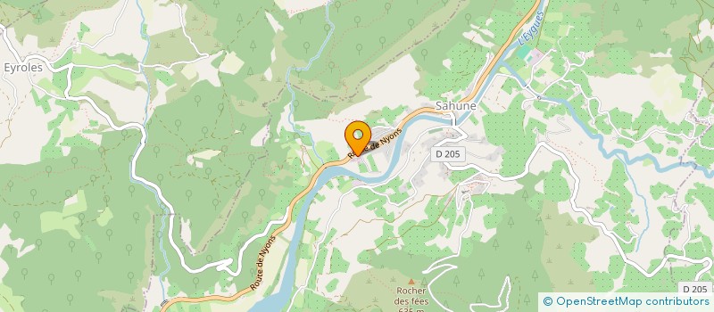 localisation de l'entreprise MONSIEUR CYPRIEN BOMPARD  SAHUNE