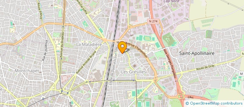 localisation de l'entreprise MONSIEUR CYPRIEN BOUSSUGE à DIJON