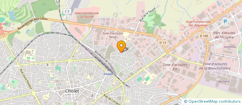 localisation de l'entreprise MONSIEUR CYPRIEN BRINIS à CHOLET