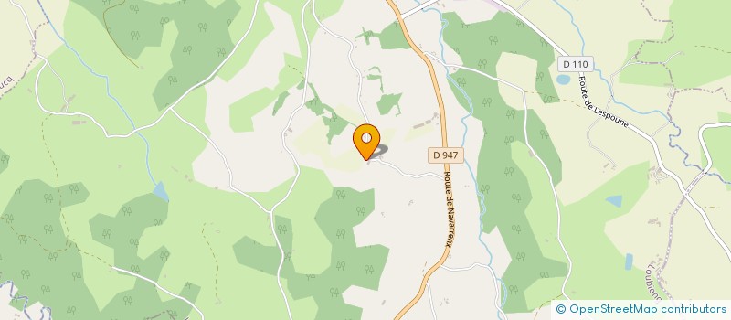 localisation de l'entreprise MONSIEUR CYPRIEN CAZENAVE  LOUBIENG