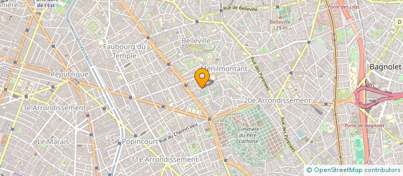 localisation de l'entreprise MONSIEUR CYPRIEN CHABERT  PARIS