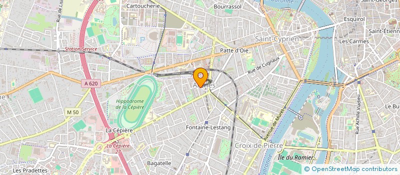 localisation de l'entreprise MONSIEUR CYPRIEN CHARLOT  TOULOUSE