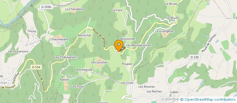 localisation de l'entreprise MONSIEUR CYPRIEN COISSIEUX à BOUCIEU-LE-ROI