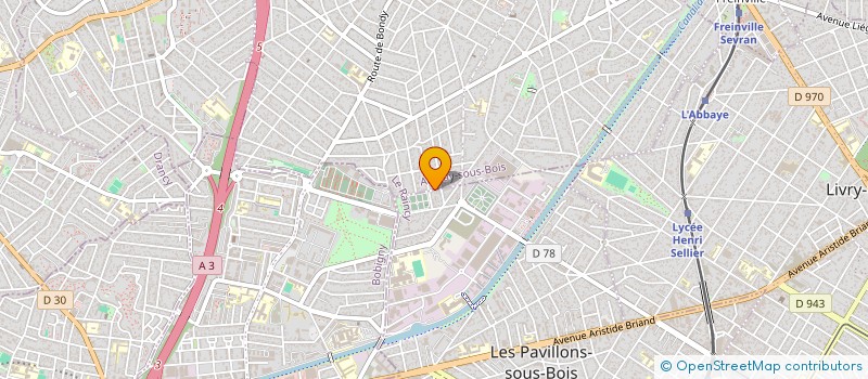 localisation de l'entreprise MONSIEUR CYPRIEN COLLINET à AULNAY-SOUS-BOIS
