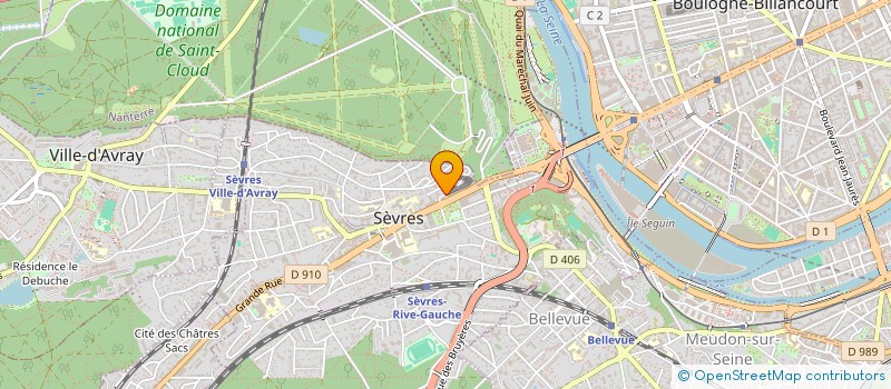 localisation de l'entreprise MONSIEUR CYPRIEN DE LASSUS SAINT-GENIES à SEVRES