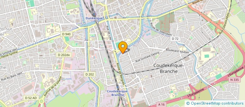 localisation de l'entreprise MONSIEUR CYPRIEN DEBLAERE  COUDEKERQUE-BRANCHE