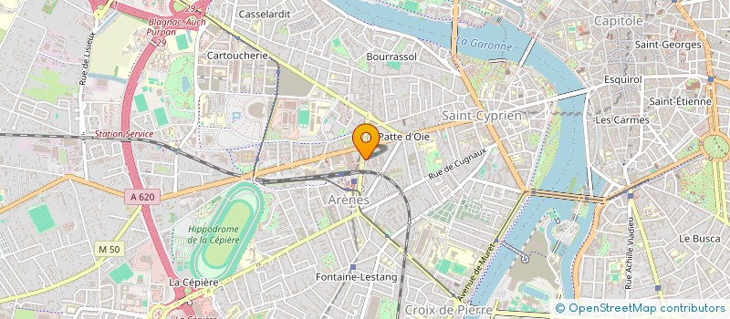 localisation de l'entreprise MONSIEUR CYPRIEN DESCUDET  TOULOUSE