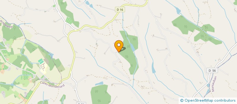 localisation de l'entreprise MONSIEUR CYPRIEN FAYDI  CAZES-MONDENARD