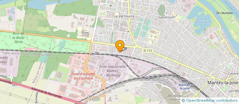 localisation de l'entreprise MONSIEUR CYPRIEN FERTILLET  MANTES-LA-JOLIE