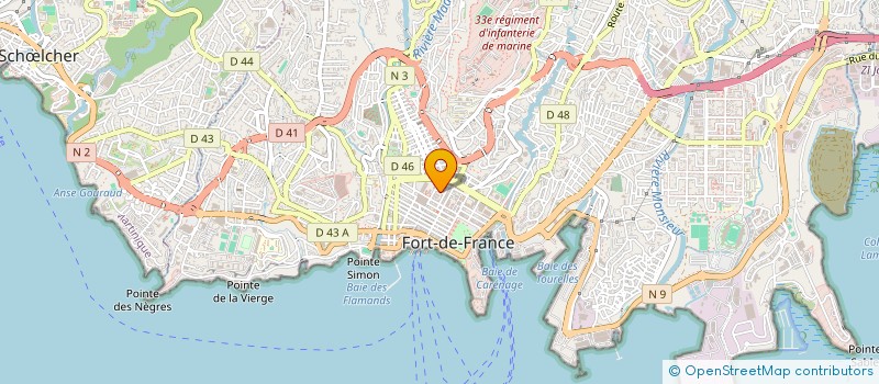 localisation de l'entreprise MONSIEUR CYPRIEN FLORENTINY  FORT DE FRANCE