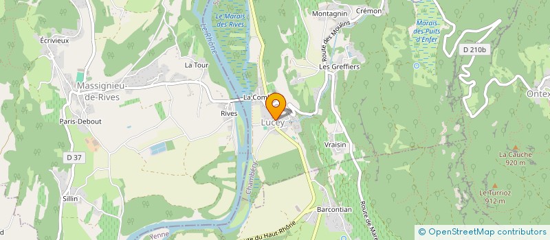 localisation de l'entreprise MONSIEUR CYPRIEN FRESLON  LUCEY