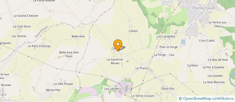 localisation de l'entreprise MONSIEUR CYPRIEN GICQUEL  PLAINE-HAUTE