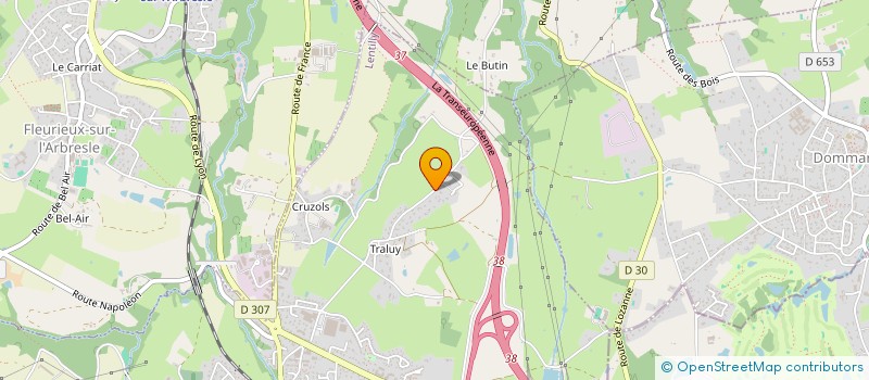 localisation de l'entreprise MONSIEUR CYPRIEN GUY  LENTILLY