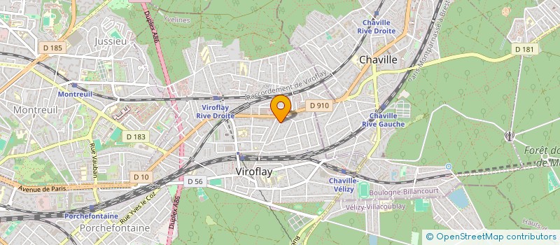 localisation de l'entreprise MONSIEUR CYPRIEN HELLIO  VIROFLAY