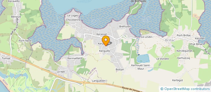 localisation de l'entreprise MONSIEUR CYPRIEN JOSSIC  SARZEAU