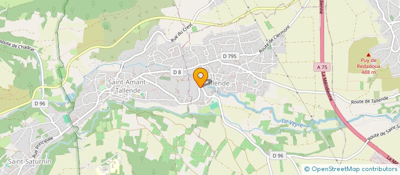 localisation de l'entreprise MONSIEUR CYPRIEN JUILHARD  TALLENDE