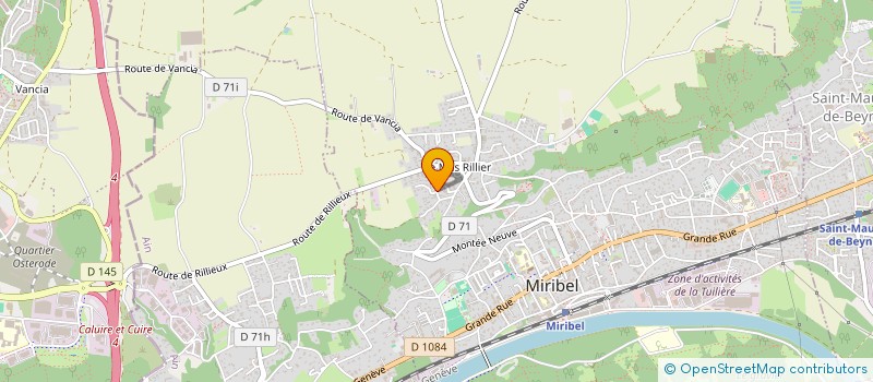 localisation de l'entreprise MONSIEUR CYPRIEN LABESQUE  MIRIBEL