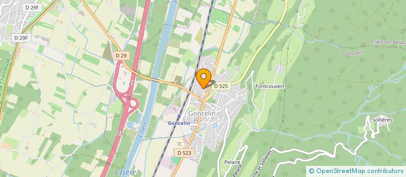 localisation de l'entreprise MONSIEUR CYPRIEN LATOUR  GONCELIN