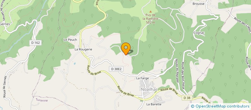 localisation de l'entreprise MONSIEUR CYPRIEN LEPOUTRE  NOAILHAC