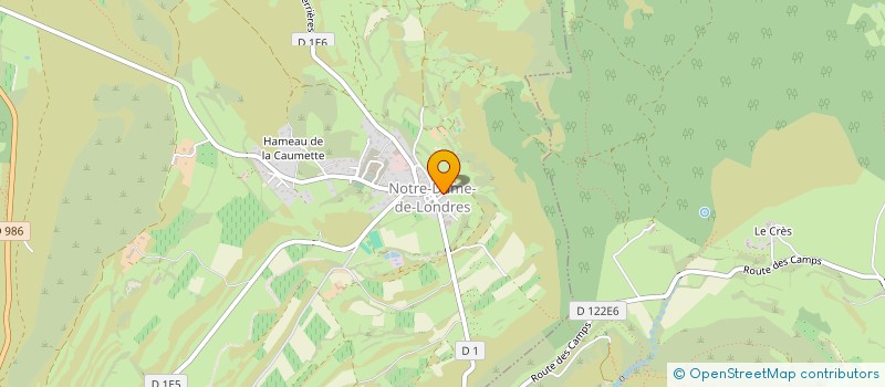 localisation de l'entreprise MONSIEUR CYPRIEN LEZAT  NOTRE-DAME-DE-LONDRES