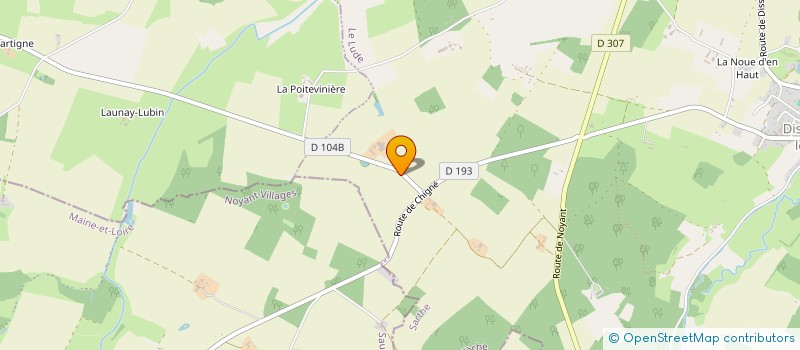 localisation de l'entreprise MONSIEUR CYPRIEN LOUIS-FERMIGIER  LE LUDE